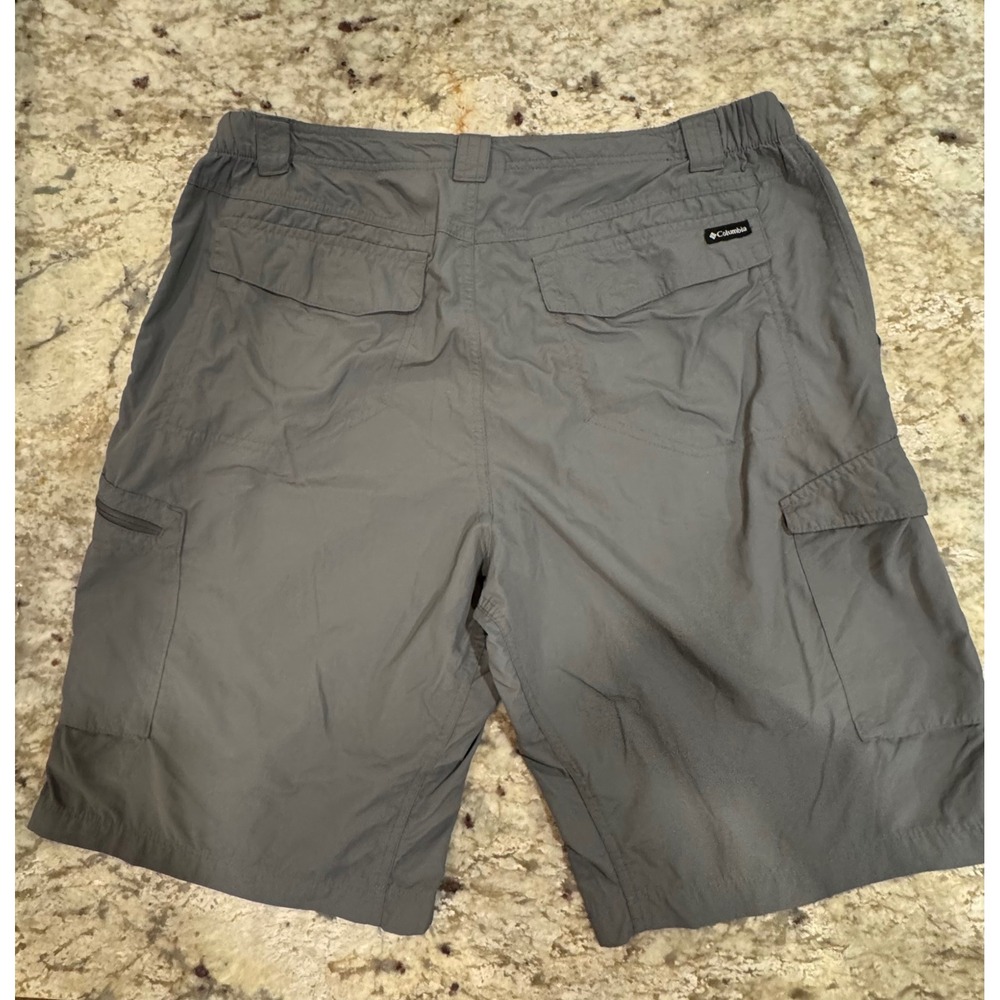 Columbia Silver Ridge Mens Grey Nylon Hiking Cargo Shorts Size 38 Regular Fit - Picture 6 of 14